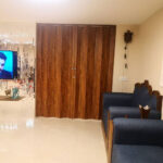 درب آکاردئونی PVC طرح چوب